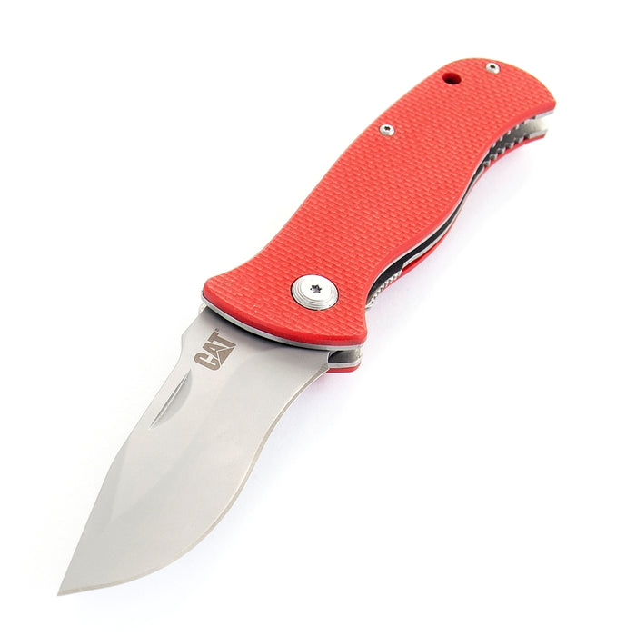 CAT Folding Knife | Red Handle