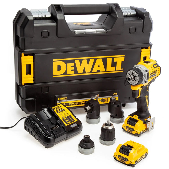 DeWalt 12V Multi-Head Drill Driver | DCD703L2T