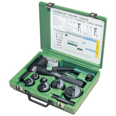 Greenlee 90° Hydraulic Chassis Punch Set (16-40mm)