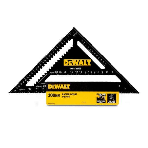 DeWalt Premium Rafter Speed Square 30cm | DWHT25228-0