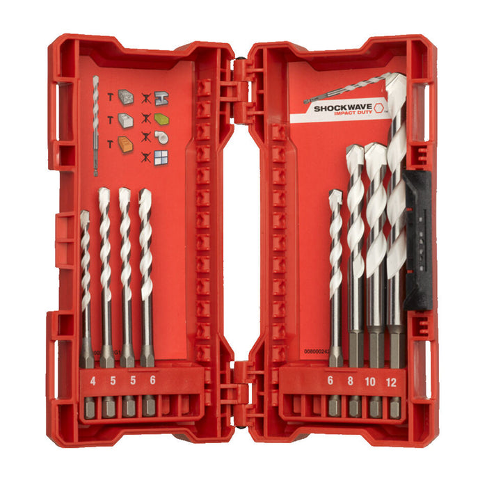 Milwaukee Multi-Material 8pc Drill Bit Set