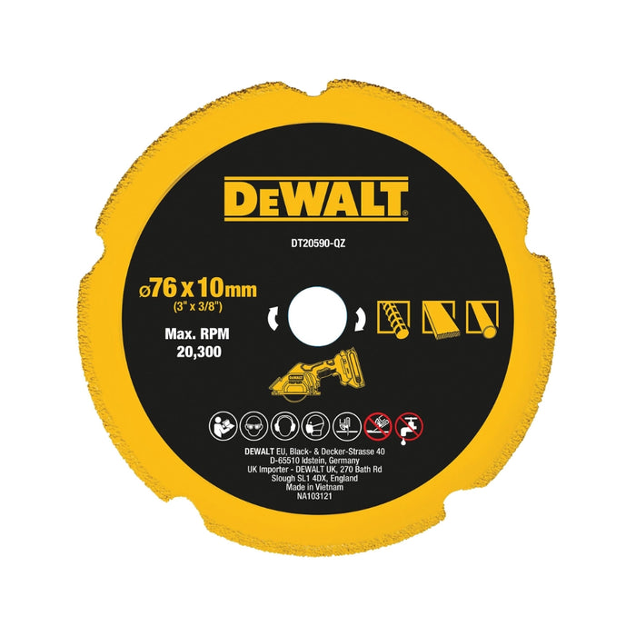 DeWalt 76mm Diamond Multi-Material Blade
