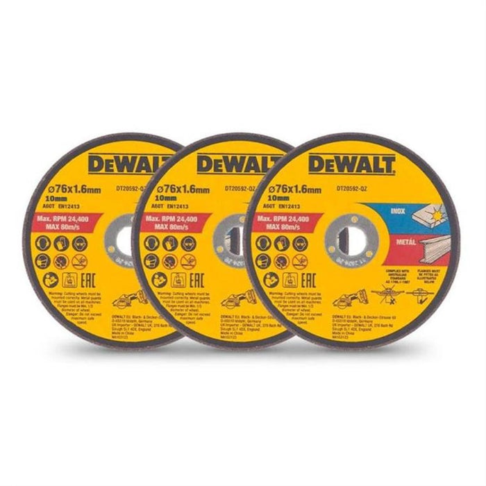 DeWalt 76mm Steel Cutting Disc
