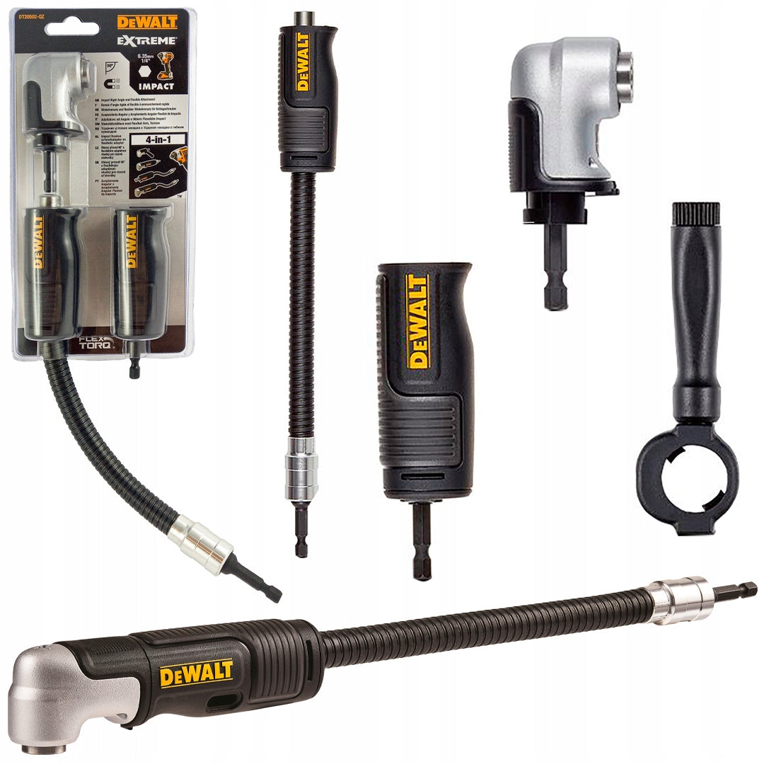 DeWalt Impact Modular Right Angle & Flexi Attachment | DT20502-QZ — 25South