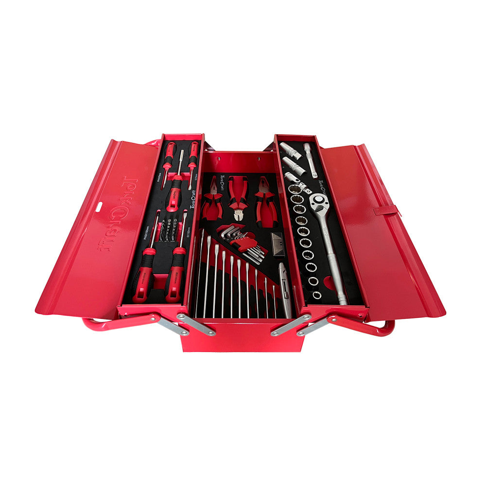 Tork Craft 71 Piece Tradesman Tool Box | TCTB071 — 25South