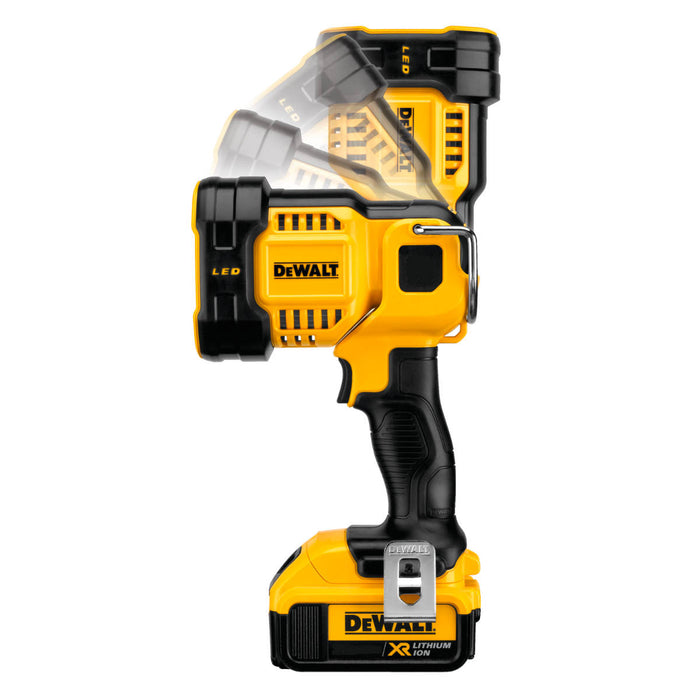 DeWalt 18V Hammer Drill Driver 5AH Kit + FREE 18V LED Spot Light | DWCOMBO805