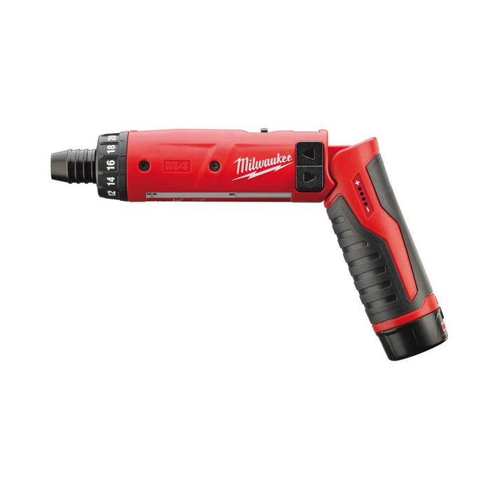 Milwaukee M4D-202B Drill Driver + 2x2Ah Batteries & Charger