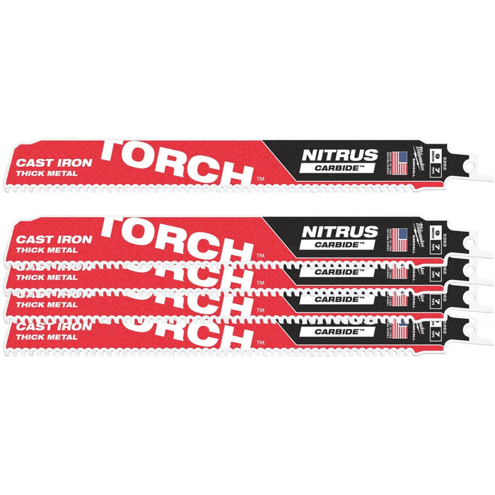 Milwaukee SZ BL 230 TORCH™ Blades w/NITRUS CARBIDE™ Teeth, 5Pc