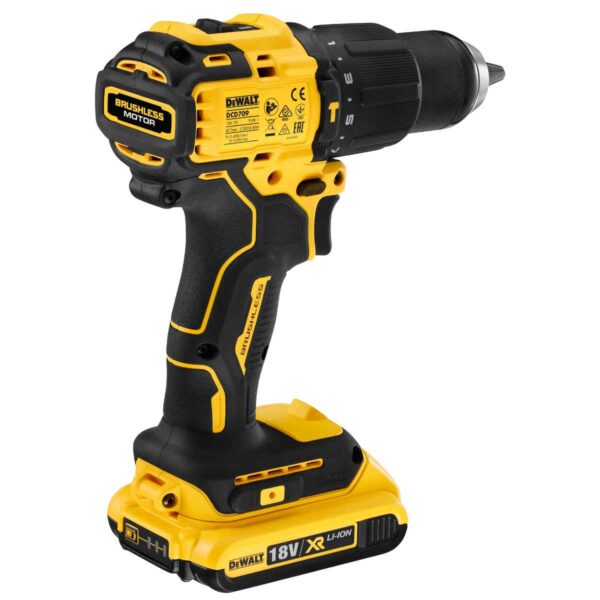 DeWalt 18V Ultra Compact Brushless Hammer Drill | DCD709L2T