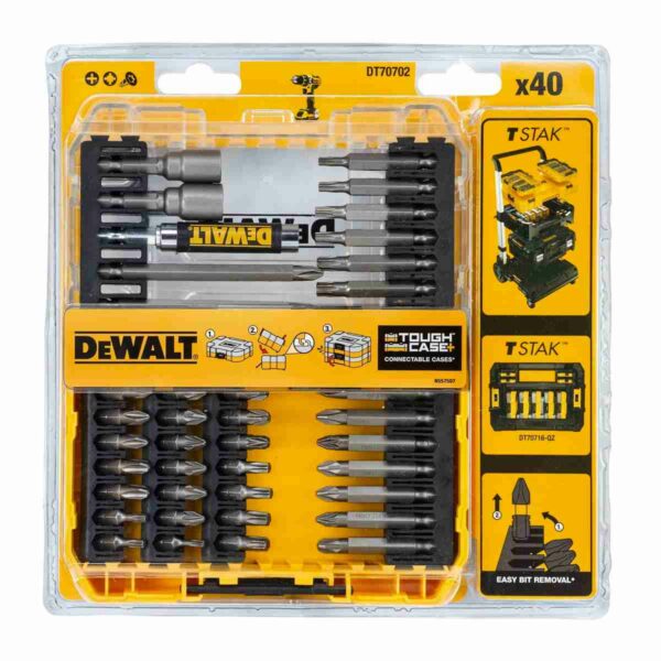 DeWalt 40 Pc Screw Driving Set in Tough Case | DT70702