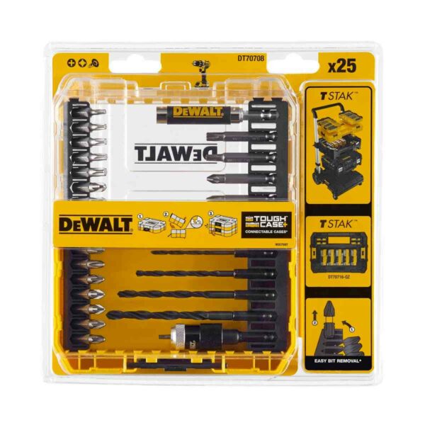 DeWalt 25 Pc Drill Drive Set in Tough Case | DT70708