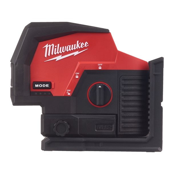 Milwaukee M12 CLLP-0C Cross Line Laser, Green